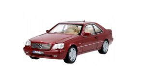 Mercedes-Benz CL600 C140 1:18 Czerwień Almandynu