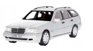 Mercedes-Benz C200 S202 1:18 Srebrny