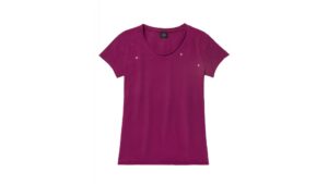 T-shirt damski śliwkowy L
